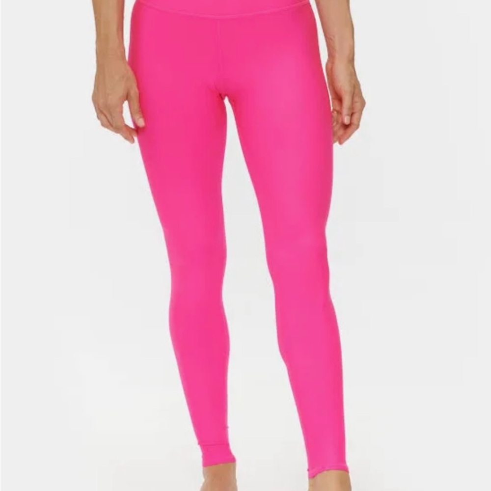 Alo Yoga Women's/Tween Pink Leggings Hot pink - Picture 1 of 4